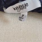 Kensie  Jeans navy off shoulder blouse size medium Photo 5