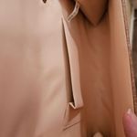 Rose Gold Formal Clutch Magnetic Snap Purse with Gold Chain EUC Pink Photo 4