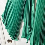 Rene Ruiz Pleated Charmeuse Cocktail Dress (NWT) Size 4 Green Photo 4