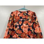Alexia Admor  Arya Wrap Dress Womens Long Sleeve Floral Size 10 MISSING BELT Photo 10