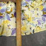 Denim & Co Top 5X Plus Yellow Floral Popover V Photo 8