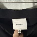 Reformation Pierre Mid Rise Pant in Black Photo 7