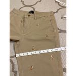 J.Crew  Chino Critter cargo pant, embroidered Fox, preppy, playful pants. size 6 Photo 5