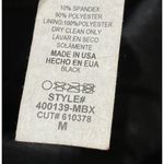 Karlie Pencil Skirt Black Ruffle Detail Stretch M Medium Photo 5