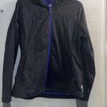 Mondetta Sporty  hooded greg zip up rain jacket L Photo 8