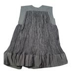 Anthropologie  Cap-Sleeve Green Plissé Mi Dress Large Photo 2