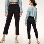 Aritzia  Wilfred Darontal Cropped Crepe Dress Pant Trousers in Black Size 6 Photo 1