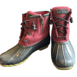 Sperry  Women's Burgundy and Black Winter Boots Photo 0