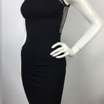 Torn By Ronny Kobo  Fishnet Panel Bodycon Dress Black XS Photo 10