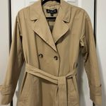 J.Crew NWT Relaxed Heritage Chino Tan Trench Coat 100% Cotton (Size XXS) Photo 4