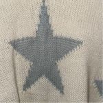 Sweet & Sinful CREAM BLUE VINTAGE FRAYED LOOK STARS SIZE XS Photo 2