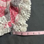 Abercrombie & Fitch Red Patchwork Boho Shorts With Crochet Trim Size Small Photo 4