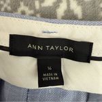 Ann Taylor The Wide Leg Dress Pant Crepe In Light Blue Textured Size 16 Workwear Photo 6