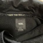 Vans  “Off The Wall” Black Hoodie Mushroom Graphic Sweatshirt Unisex Sz S EUC Photo 4