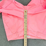 H&M  Twill Cuffed Chino‎ Bermuda Shorts Neon Coral Size 6 Stretch Photo 10