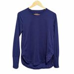 Athleta  Uptempo Long Sleeve Top Blue Small Photo 2