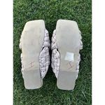 Steve Madden blush pink Marina vegan leather woven slides size 6.5 Photo 2