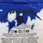 Metallica "In Vertigo You Will Be" blue/white T-shirt size XL Photo 3
