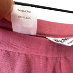 Pendleton Vintage  Silk Linen High Waist Pleated Pants Pink Sz 8 NWT Photo 9
