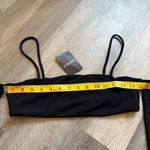 Forever 21  Crop Top NEW Black Long Sleeve Large Stretchy Photo 7