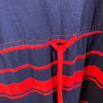 Gap  Maxi Dress XXL Womens Striped Sleeveless Casual Red Blue Knit‎ New Photo 4