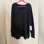 Athleta Coaster Luxe Recover High Hip Sweatshirt Nirvana fabric ultra-soft NWT size 3X Photo 4