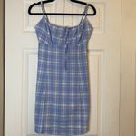Brandy Melville John Galt blue Plaid Babydoll Dress One size‎  New Photo 1