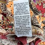 Sag Harbor Size 8 Paisley & Floral Multicolored Long Unlined Skirt w/Side Zipper Photo 8