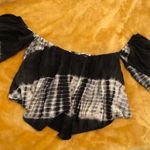 Blue Blush Tie Dye Crop Top Photo 0