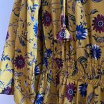 MISA Los Angeles MISA Los Angeles Violet Dress Marigold Yellow Floral Smocked Waist Size XS Photo 5