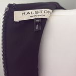 Halston Heritage  Dress - Size 10 Sculptural Fit & Flare Dress  Black & Cream Photo 7