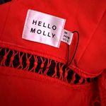 Hello Molly  NWOT Searching Seattle Red Mini Dress Size Medium Photo 3