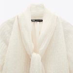 ZARA  Swiss Dot Bow Photo 3