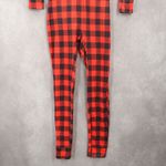 Chicme Red Buffalo Checker Reindeer Merry Christmas Adult Jumpsuit Pajamas Small Photo 3