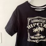 Rip Curl black white island summer short sleeved t-shirt casual comfortable Photo 1