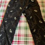 Disney  Maleficent Sweatpants Womens Medium Black Eyes Villains Heidi Klum Glows Photo 1