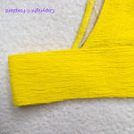 Free People New!  FP Beach free-est‎ Dylan High-Waist Bikini Bottoms yellow, L Photo 4