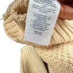 CHAPS  XL Cream Fair Isle Shawl Collar Sweater Chunky Knit Coastal Prep Photo 5