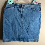 Jones Sport stretch denim skirt Blue Size 12 Photo 6