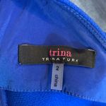 Trina Trina Turk Royal Blue Cold Shoulder Mini Sheath Dress Sz 2 Photo 5
