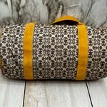 Timberland Leather Canvas Barrel Bag Purse Retro Style Double Straps Everyday Photo 3