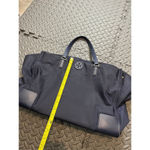 Tory Burch  Packable Large Ella Nylon Tote Navy Blue Purse Womens Travel Photo 9