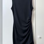 Leith Ruched Bodycon Sleeveless Midi Dress - Black - XS Photo 4