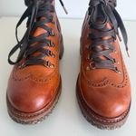 The Office Of Angela Scott Mr. Bernard Boots 40 EU | 10 US Brown Leather Combat Photo 12