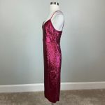 Donna Karan Sequined Sleeveless Midi Sheath Colorful Pink Size 8 Sleeveless Photo 4