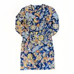 J. McLaughlin  Catalina Cloth Catalyst Floral Midi Dress Navy Multi Size XS Photo 11
