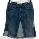 Gap Patchwork skirt Denim Jean boho bohemian 90’s y2k cotton original flare Photo 0