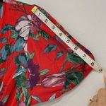 One Clothing Los Angeles Floral Women's Crop Top Front Tie Size Medium Photo 5