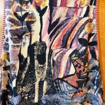 Save the Queen! Y2K Abstract Print Patchwork Dress Sleeveless Colorful Whimsical Size L Photo 14