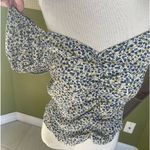 Sienna Sky  Short Sleeve floral top off the shoulder sleeves Size M Photo 1